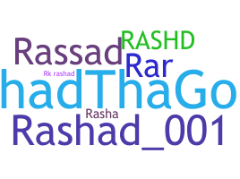 暱稱 - Rashad