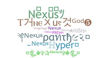 暱稱 - Nexus