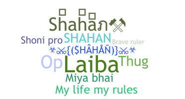 暱稱 - Shahan