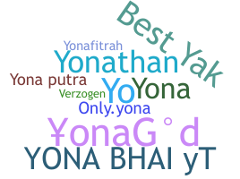 暱稱 - Yona