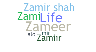 暱稱 - Zamir