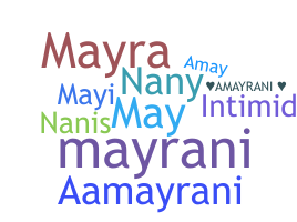 暱稱 - Amayrani