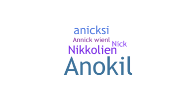 暱稱 - Annick