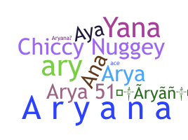 暱稱 - Aryana