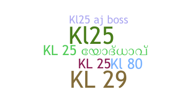暱稱 - KL25