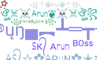 暱稱 - arun