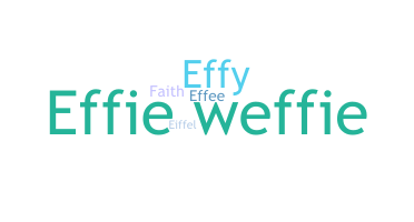 暱稱 - Effie