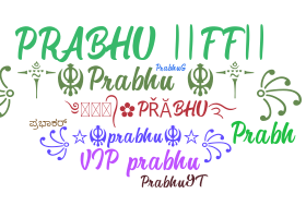 暱稱 - Prabhu