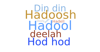 暱稱 - Hadeel