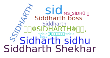 暱稱 - Sidharth