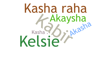 暱稱 - Kasha