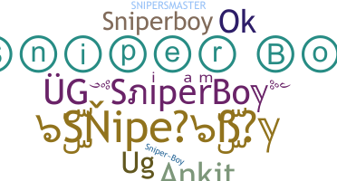 暱稱 - SniperBoy