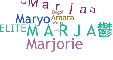 暱稱 - Marja