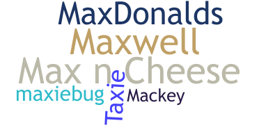 暱稱 - Maxie