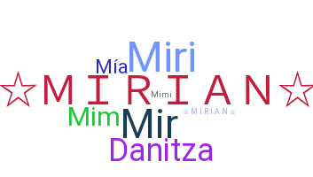 暱稱 - Mirian