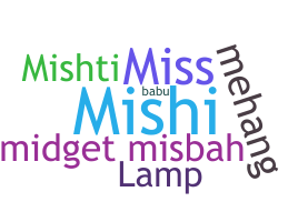 暱稱 - Misbah