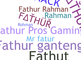 暱稱 - Fathur