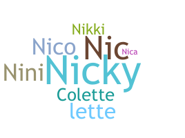 暱稱 - Nicolette