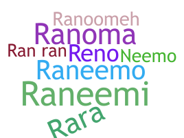暱稱 - Raneem