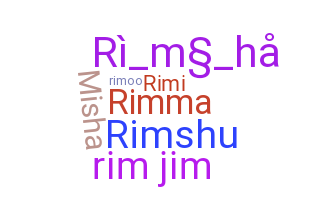暱稱 - Rimsha