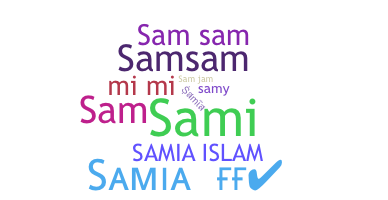 暱稱 - Samia