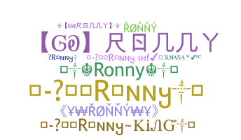 暱稱 - Ronny