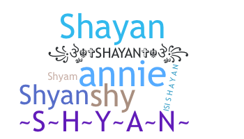 暱稱 - Shyan