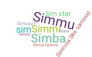 暱稱 - Simra