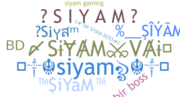 暱稱 - Siyam