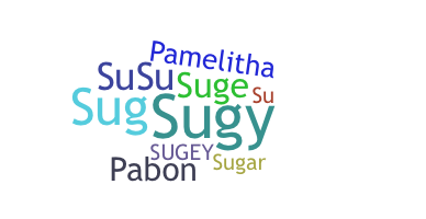 暱稱 - Sugey