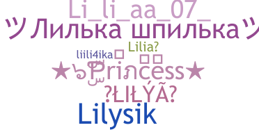 暱稱 - Liliya