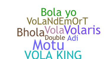 暱稱 - Vola