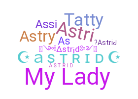 暱稱 - Astrid