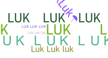 暱稱 - luklukluk