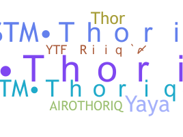 暱稱 - Thoriq