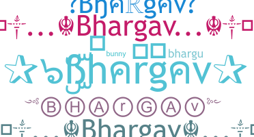 暱稱 - Bhargav