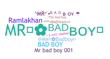 暱稱 - Mrbadboy