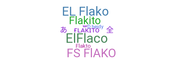 暱稱 - Flakito
