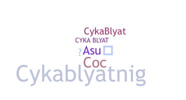 暱稱 - cykablyat