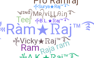 暱稱 - Ramraj