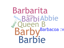 暱稱 - Barbara