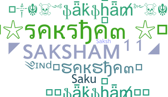 暱稱 - Saksham