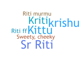 暱稱 - Riti