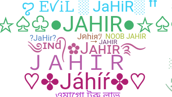暱稱 - Jahir