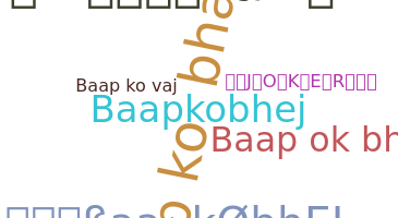 暱稱 - Baapkobhaj