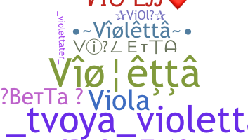暱稱 - Violetta