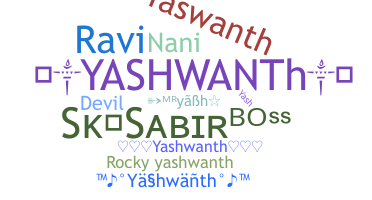 暱稱 - Yashwanth