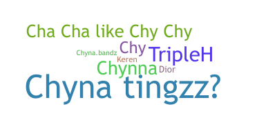 暱稱 - Chyna