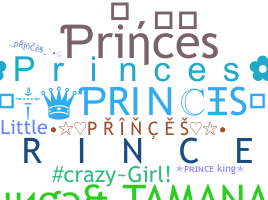 暱稱 - Princes