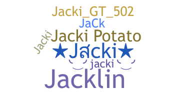 暱稱 - jacki